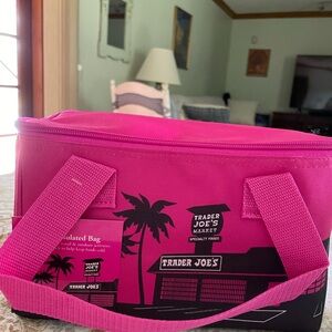 Trader Joe's Pink Insulated Bag